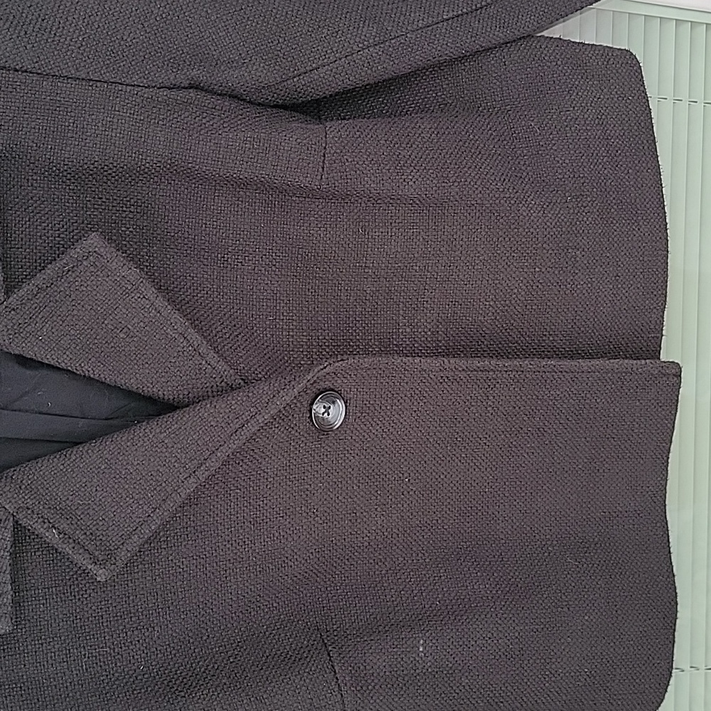 Vintage Izod Cotton Blend Cropped Woven Single Botton Jacket Sz M - Picture 4 of 7